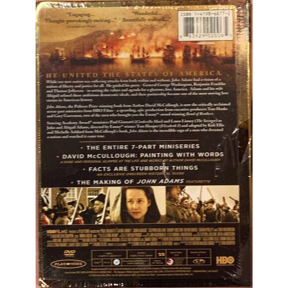 John Adams Sealed Miniseries DVD Set Patriot Starring Paul Giamatti Laura Linney - Picture 2 of 2